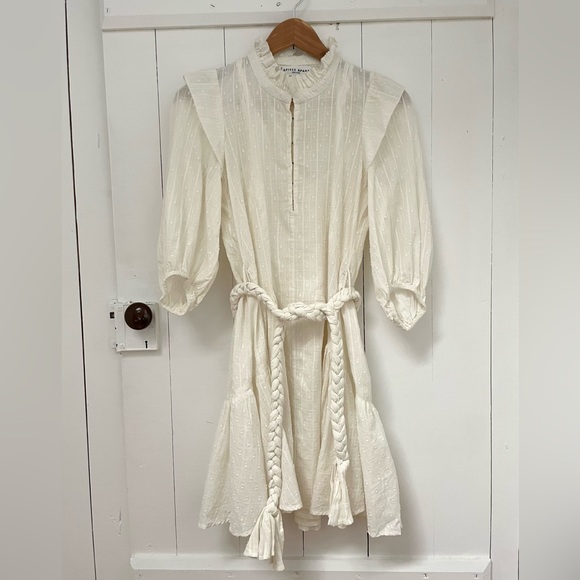 Apiece Apart Rafaela Mini Dress, Cream - size 0 - Picture 3 of 7